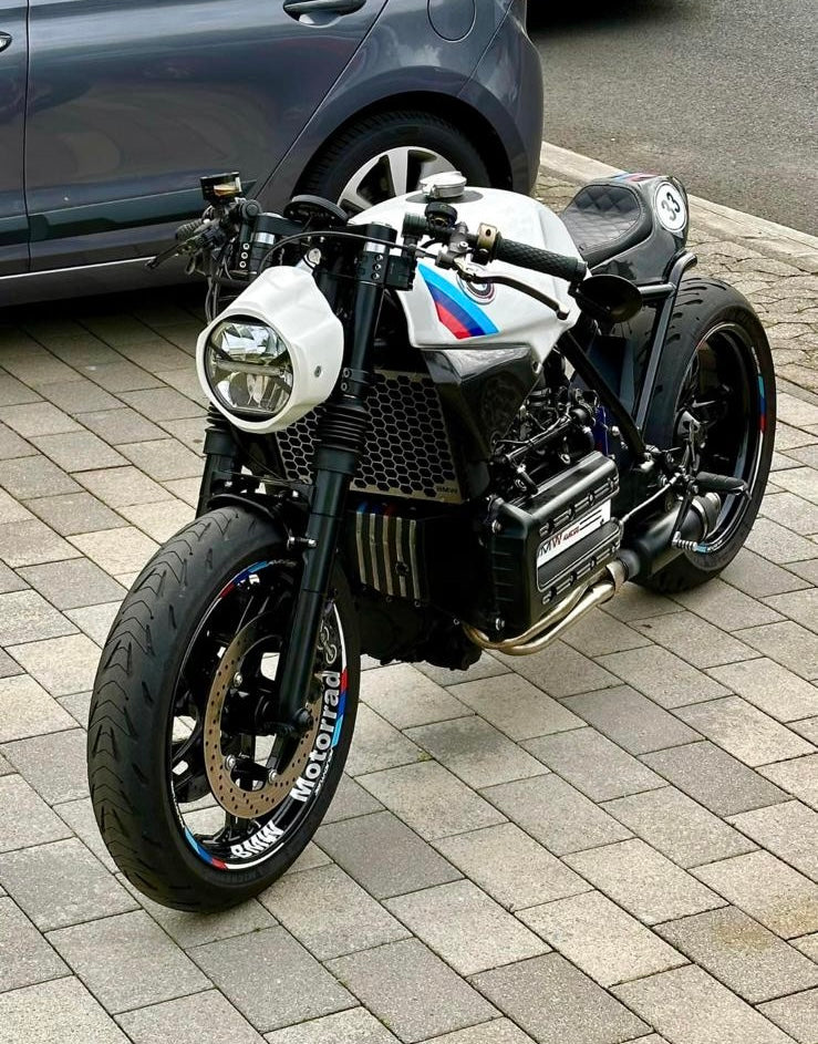 BMW K75 K100 K1100 Café Racer Maske 7" Komplett Set Led
